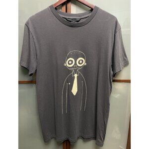 MARC BY MARC JACOBS “Mr. Marc” Graphic Print Grey Mens T-Shirt Tee Size Medium